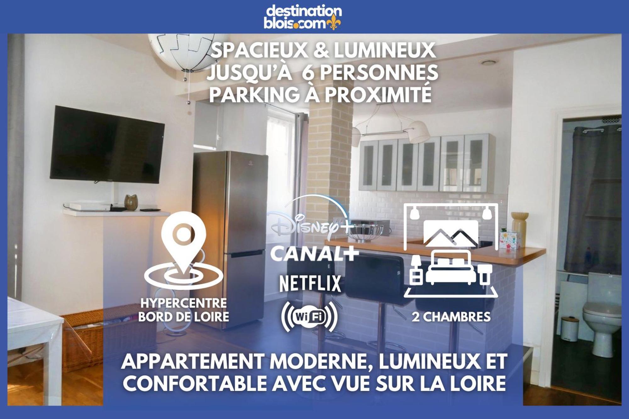 Moderne 60M2 Vue Sur La Loire Hypercentre Apartment Blois Exterior photo