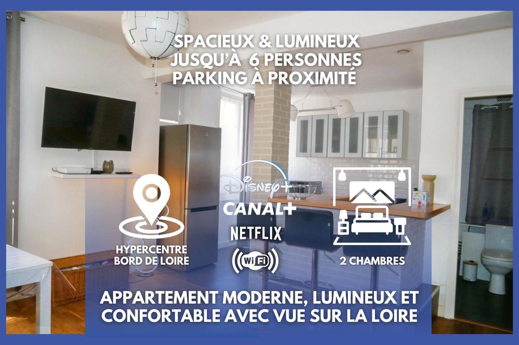 Moderne 60M2 Vue Sur La Loire Hypercentre Apartment Blois Exterior photo